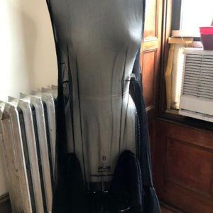 Zara Mesh Hi-Lo Dress